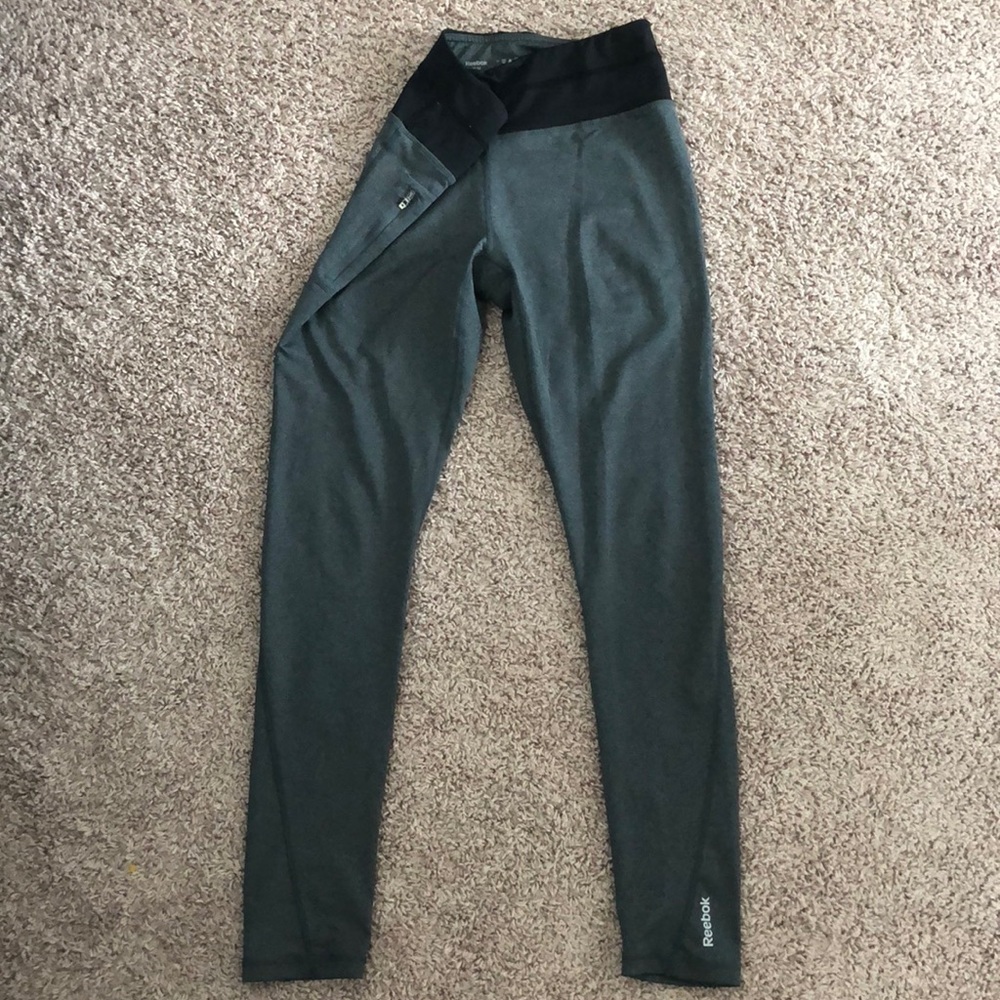 Grey Reebok leggings